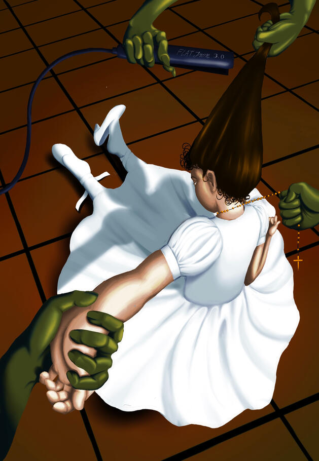 First Communion — Conceptual Illustration